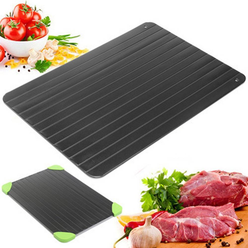 Personalisierte AluminiumAuftauplatte in Lebensmittelqualitt fr Steaks Tiefkhlkost Fleisch schnelle Auftauplattepicture2