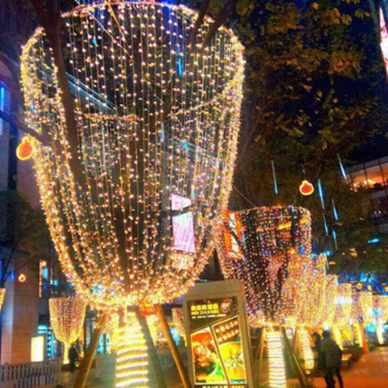 Linterna LED Luz intermitente Decoracin navidea Cadena de linterna de Navidadpicture1