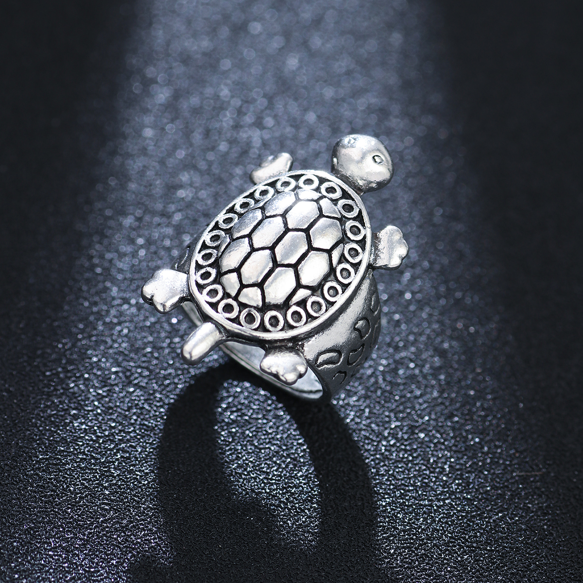 2022 creative turtle marine life modeling ring trend ring