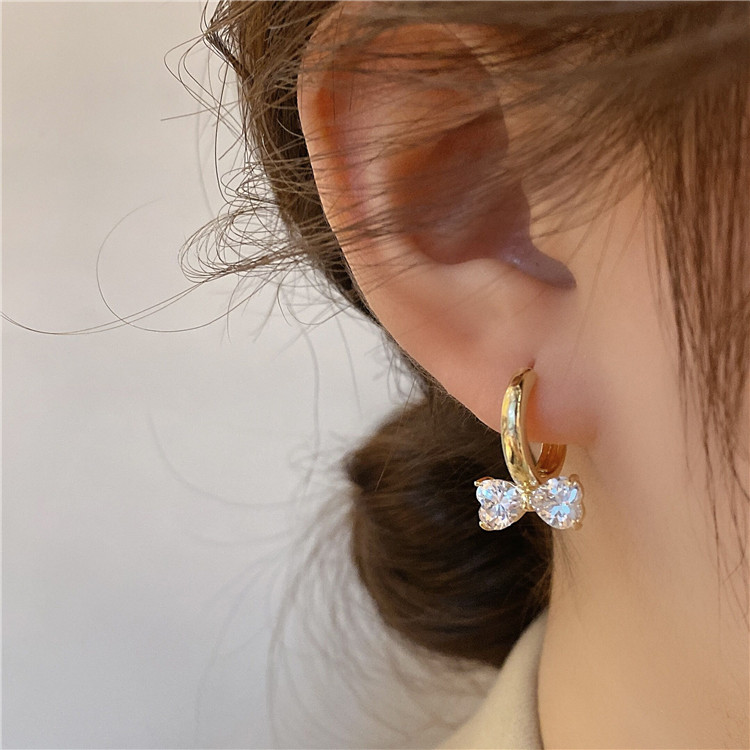 fashion bows drill geometric alloy earringspicture5