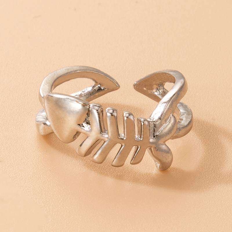 exaggerated retro alloy animal lion alloy ringpicture15