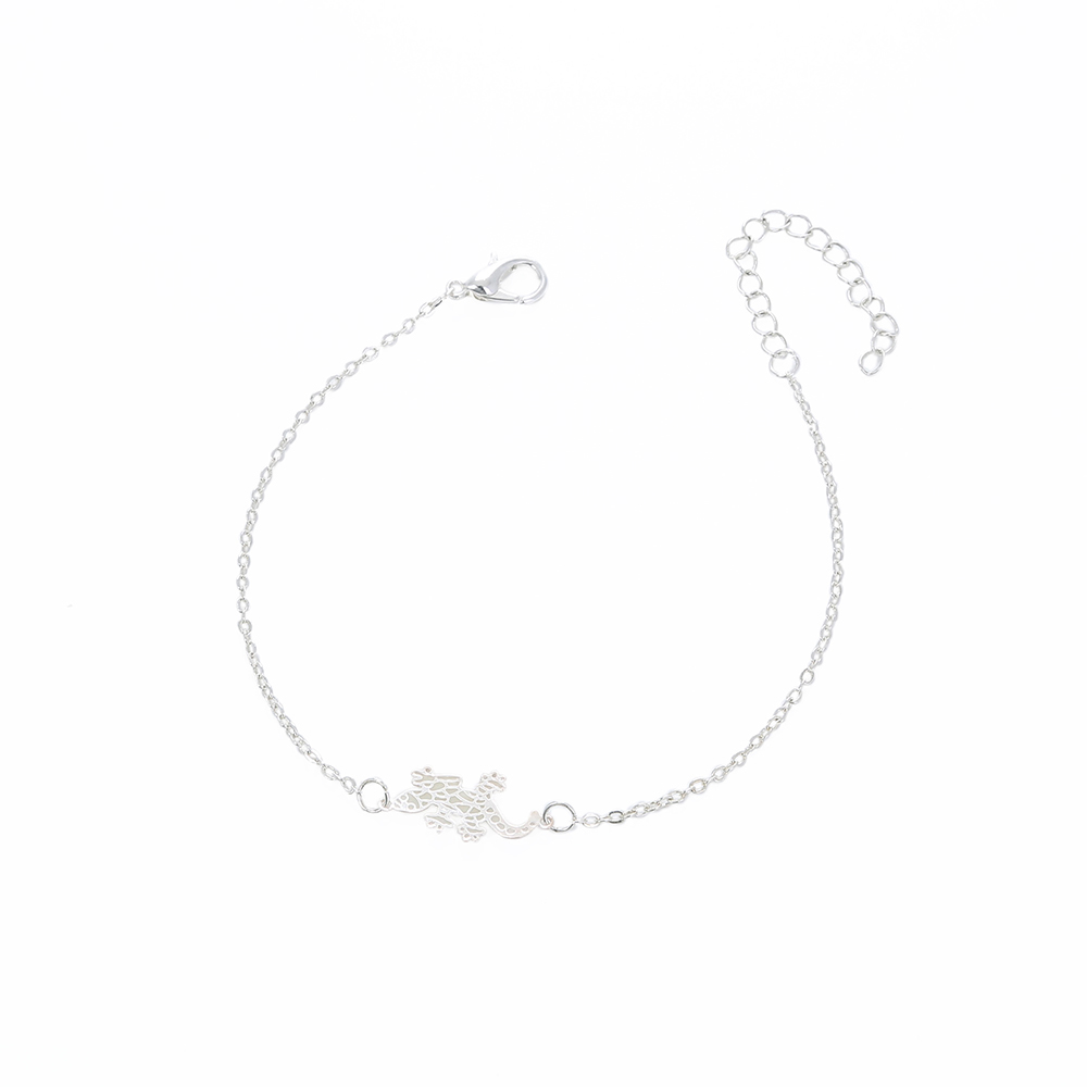 2022 bijoux de mode populaires gecko forme animale bleuvert bijoux bracelet lumineuxpicture5