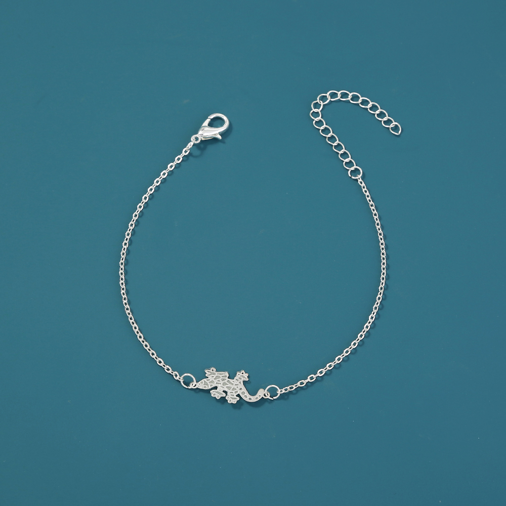 2022 bijoux de mode populaires gecko forme animale bleuvert bijoux bracelet lumineuxpicture4