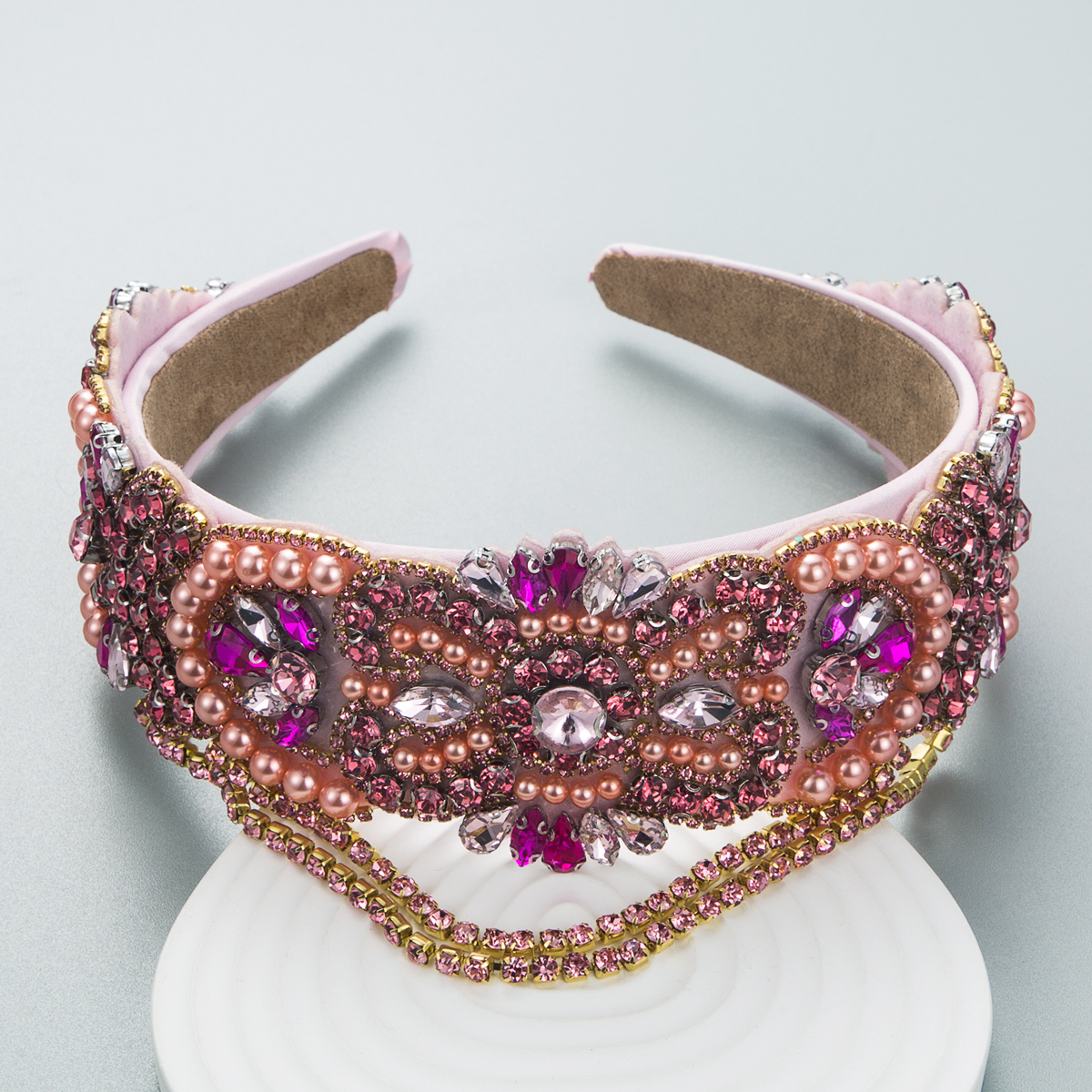 New gorgeous headband Baroque fashion exaggerated tassel headbandpicture4