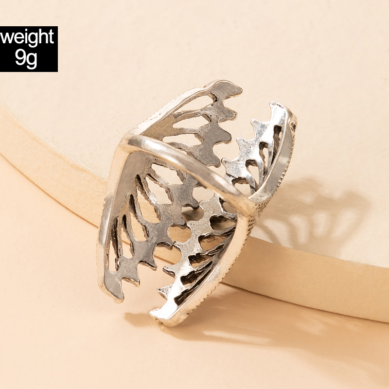 simple retro style hollow butterfly sunflower sun flower alloy ring