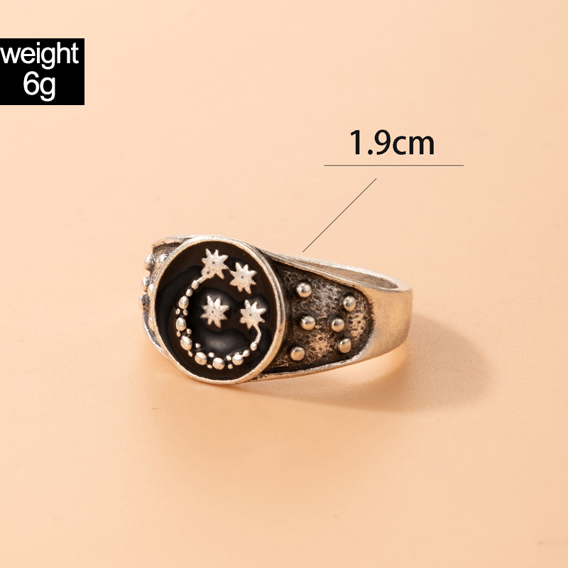 simple retro style hollow butterfly sunflower sun flower alloy ring