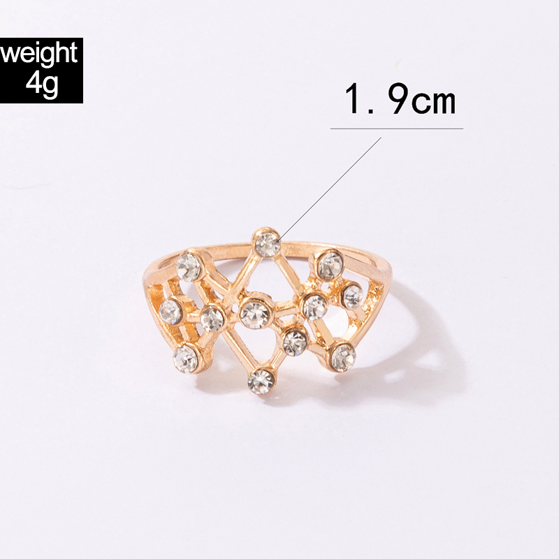 simple retro style hollow butterfly sunflower sun flower alloy ring