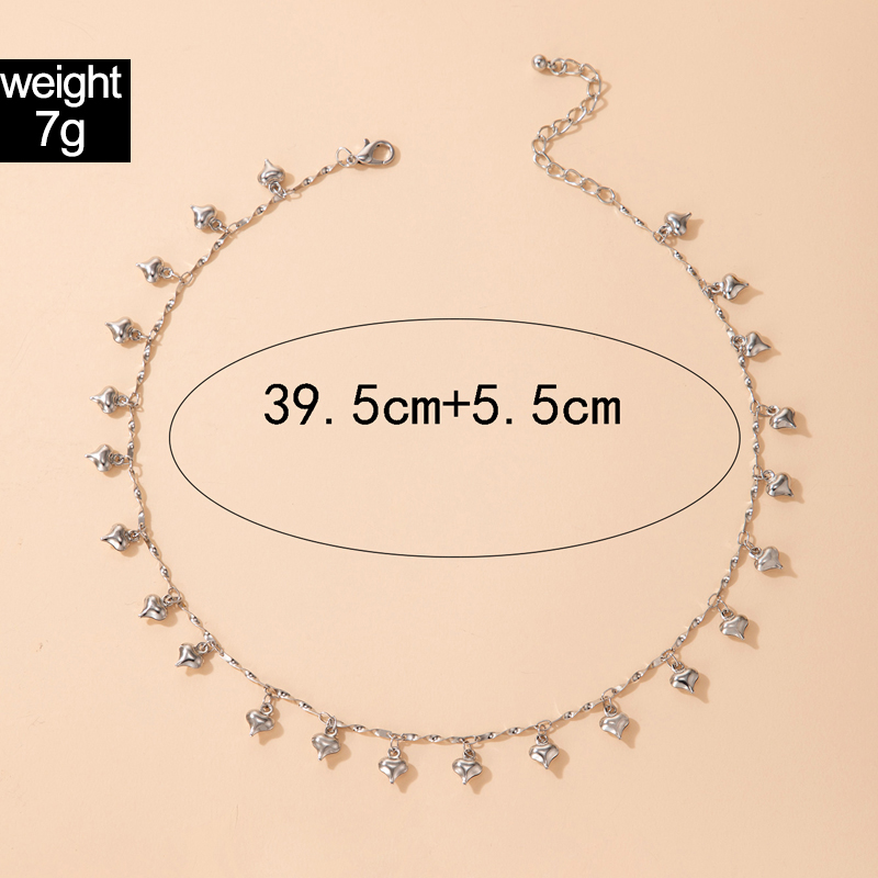 fashion alloy geometric single-layer irregular simple chain necklace wholesale