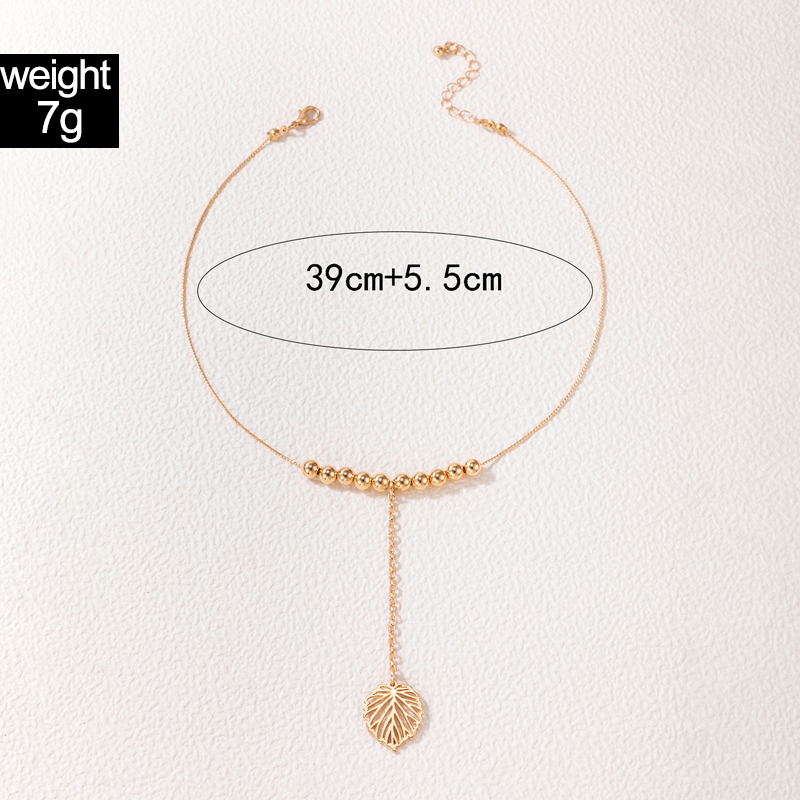 fashion alloy geometric single-layer irregular simple chain necklace wholesale