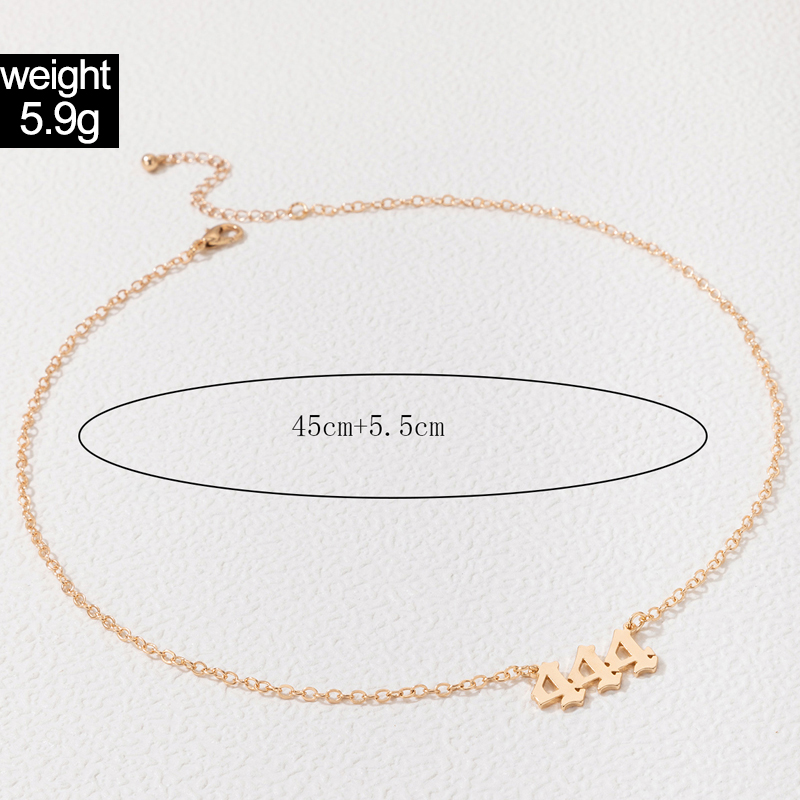 fashion alloy geometric single-layer irregular simple chain necklace wholesale