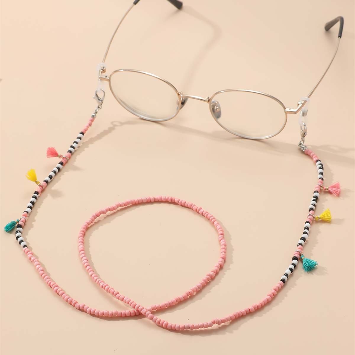 Fashion Crystal Quaste Boho Hanging Neck Sling Halskette Brille Kettepicture1