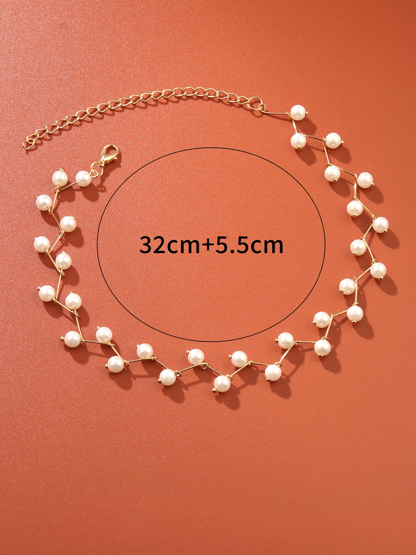 Korean version of fashion temperament pearl collarbone chain choker simple and versatile girl and ch