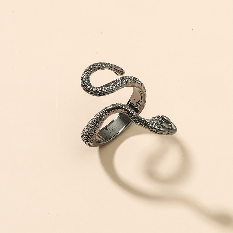 Simple Fashion Jewelry Vintage Open Snake Ring