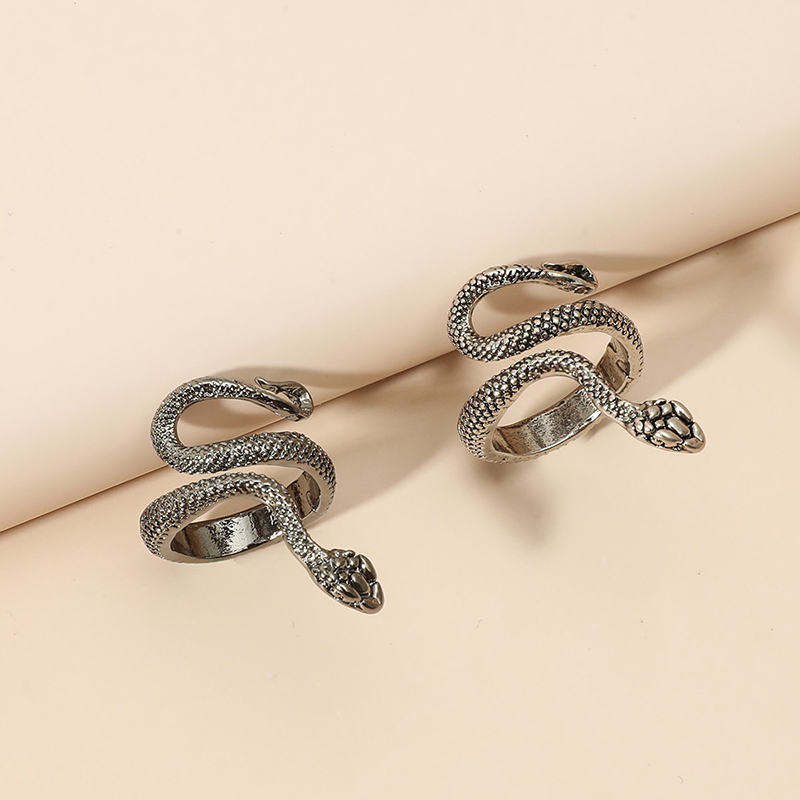 Simple Fashion Jewelry Vintage Open Snake Ring