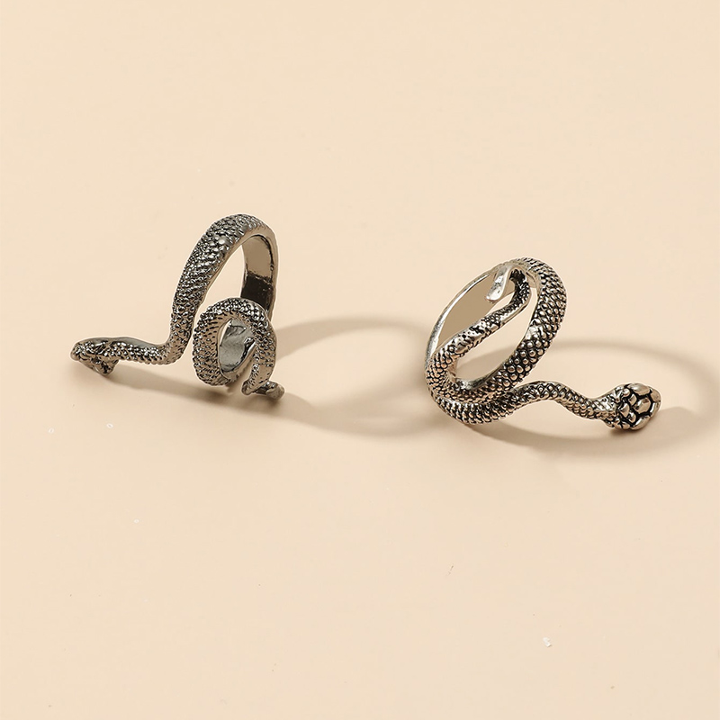 Simple Fashion Jewelry Vintage Open Snake Ring