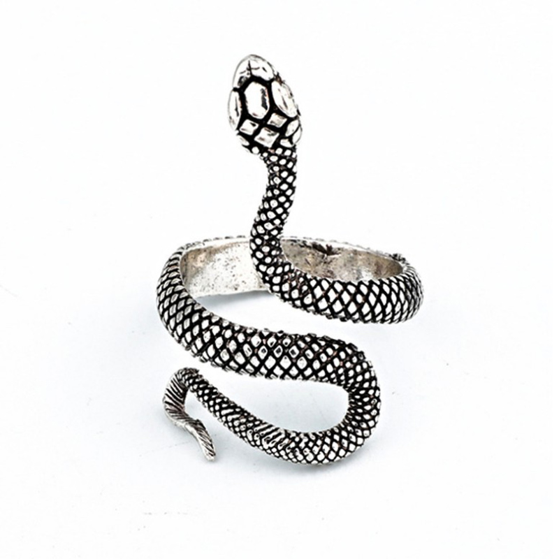 Simple Fashion Jewelry Vintage Open Snake Ring