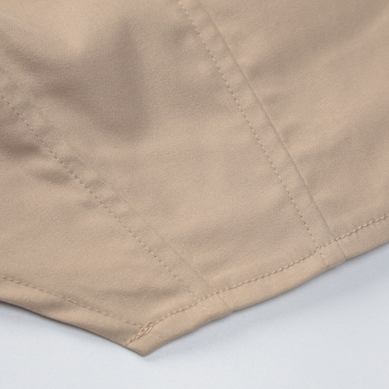Camiseta de manga corta con cremallera y espalda descubierta informal con costuras a la moda para mujerpicture5