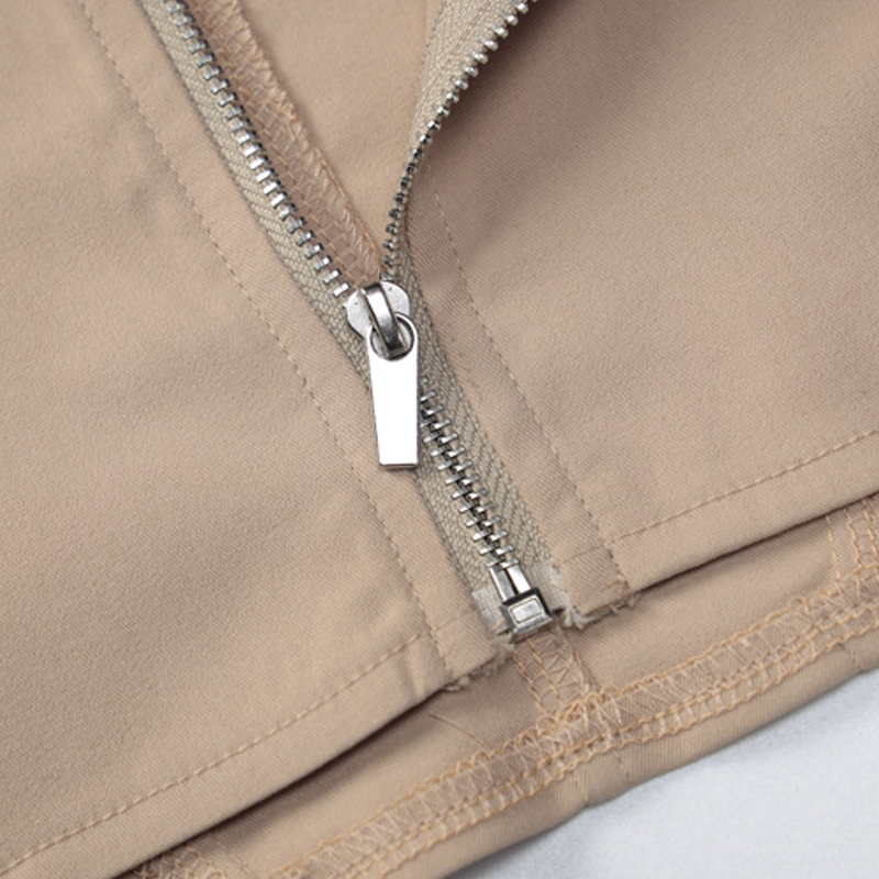 Womens New Fashion Stitching Casual Backless Zipper Short Sleeve TShirt Top Womenpicture3