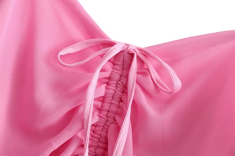 nouvelle jupe de costume plisse en mousseline de soie d39t avec doublurepicture5