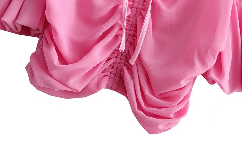 nouvelle jupe de costume plisse en mousseline de soie d39t avec doublurepicture7